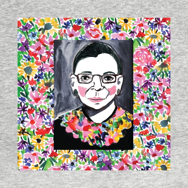 Ruth Bader Ginsberg Portrait by Emily Doliner Art